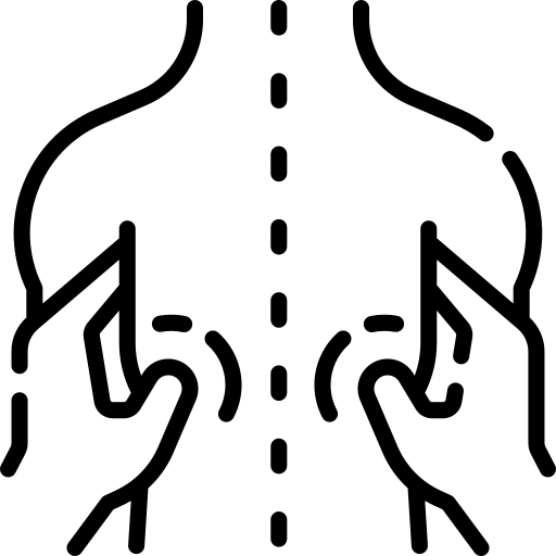 Ícone dor lombar